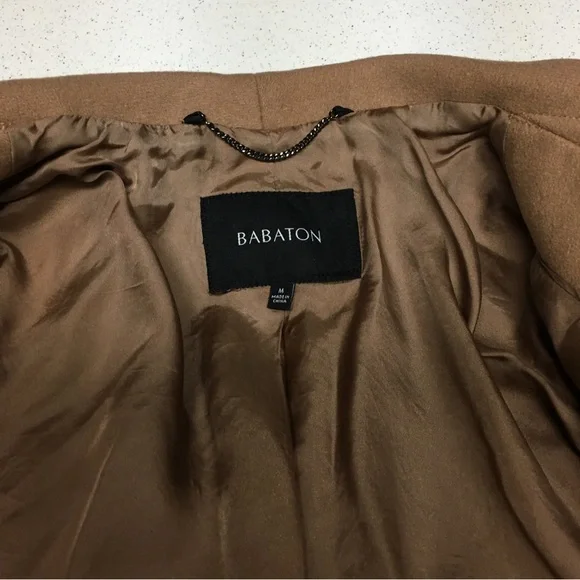 ARITZIA Babaton Connor Short Wool Beige Coat Size M fits Small - Picture 8 of 16